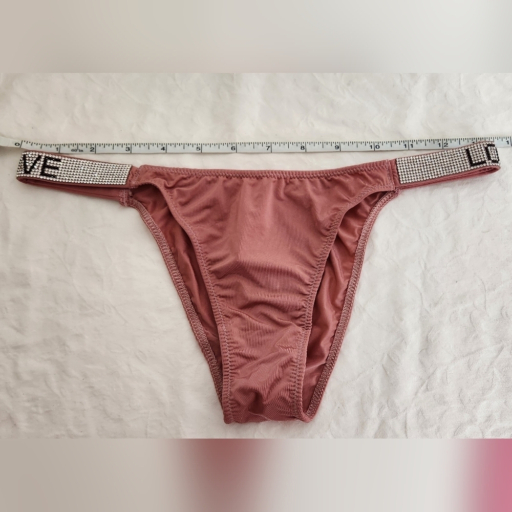 Pink Rhinestone Love Panties - Picture 5 of 5